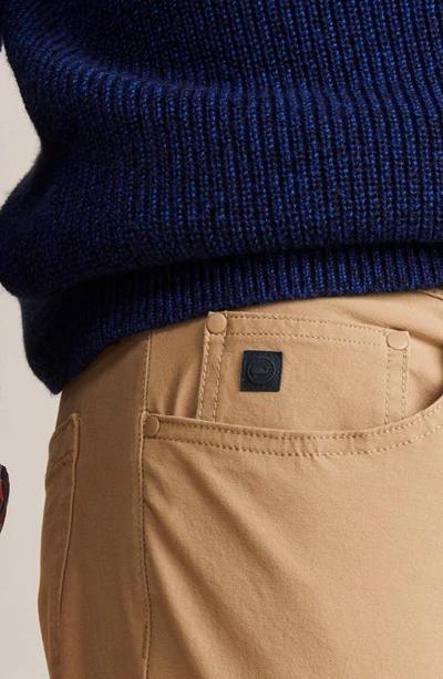 Vineyard Vines On The Go Canvas Five Pocket Pants In Officer Khaki