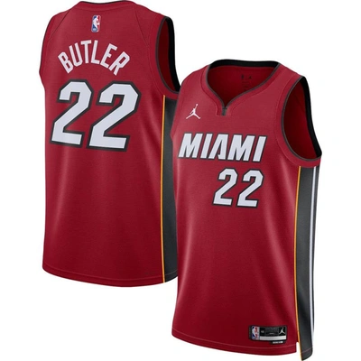 Shop Jordan Brand Unisex  Jimmy Butler Red Miami Heat Swingman Jersey
