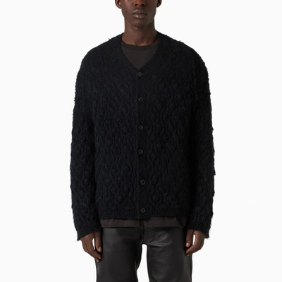 Shop 1989 Studio Knitted Cardigan In Black