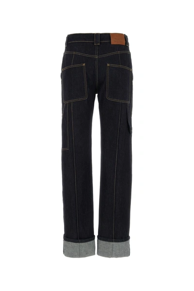 Alexander Mcqueen Dark Blue Denim Jeans In Coldwash