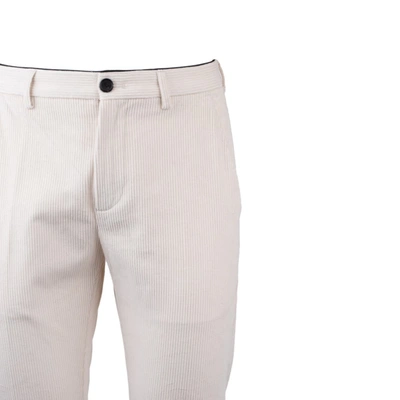 Shop Department 5 Prince Chinos Trousers In Veulluto In White