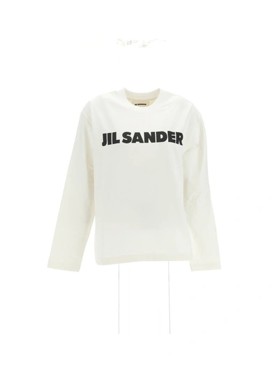 Shop Jil Sander T-shirts & Vests In Porcelain