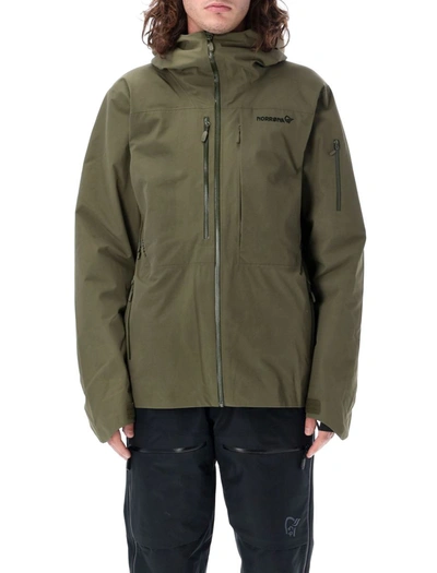 Norrøna Iofoten Gore-tex Hooded Jacket In Olive