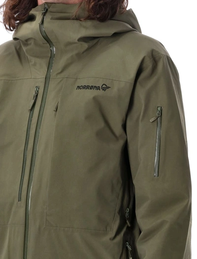 Norrøna Iofoten Gore-tex Hooded Jacket In Olive