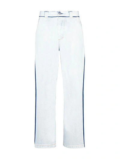 Shop Maison Margiela Jeans With Pocket In Japanese Denim In Blue