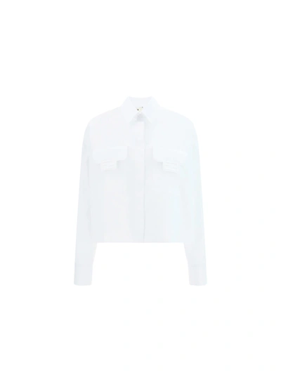 Shop Fendi Shirt In Bianco