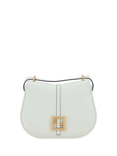 Shop Fendi Cmon Shoulder Bag In Bianco