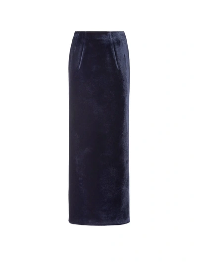 Shop Fendi Skirt In Blu