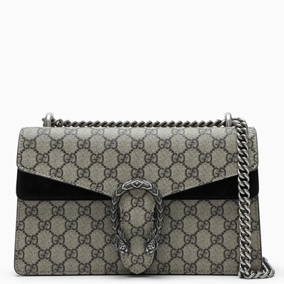 Shop Gucci Beige\/black Small Gg Dionysus Bag