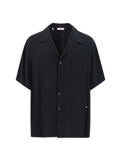 Shop Valentino Shirt In Black