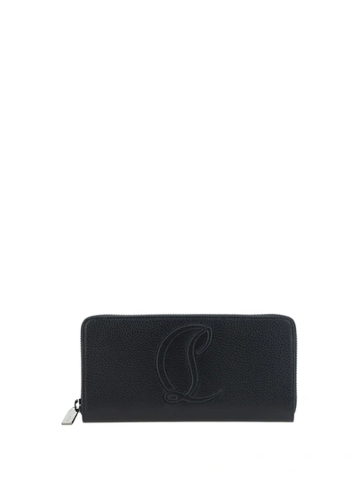 Shop Christian Louboutin By My Side Wallet In Black/black