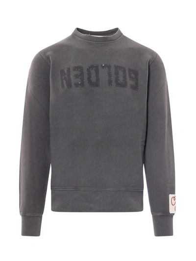 Shop Golden Goose Sweatshirt In Grey