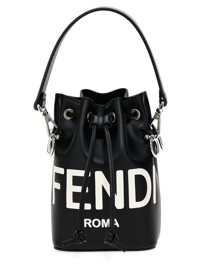 Shop Fendi Mon Tresor Bucket Bag In Nero