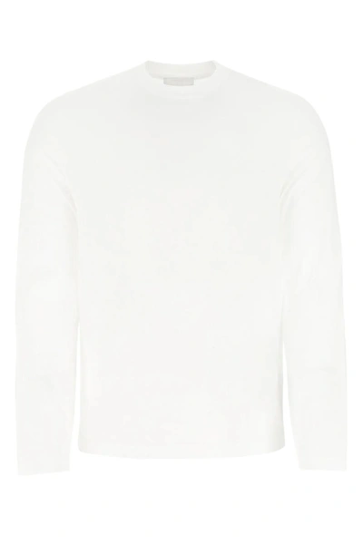 Shop Prada White Cotton T-shirt Set