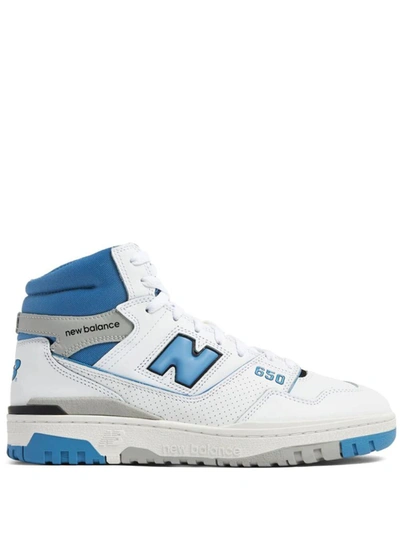 Shop New Balance 650 Lifestyle Sneakers Shoes In White