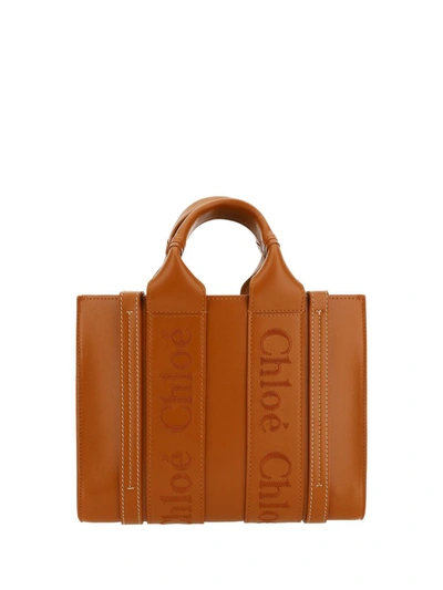 Shop Chloé Shoulder Bags In Caramel