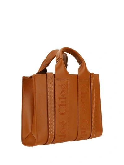 Shop Chloé Shoulder Bags In Caramel