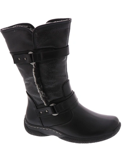 Wanderlust Gabi 2 Womens Faux Leather T Winter & Snow Boots In Black