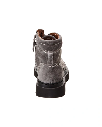 Shop Aquatalia Dante Weatherproof Suede Boot In Grey