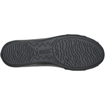 Earth Jacci Womens Leather Slip-on Ballet Flats In Black