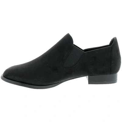 Shop Bellini Brynn Womens Faux Suede Loafer Slip-on Sneakers In Black