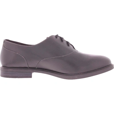 Shop Hush Puppies Bailey Womens Dressy Leather Oxfords In Black