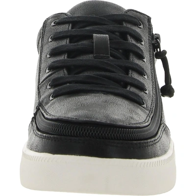 Shop Billy Footwear Classic Lace Low Womens Faux Leather Low-top Casual And Fashion Sneakers In Black