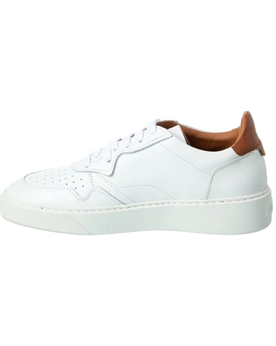 Shop Aquatalia Dimitri Weatherproof Leather Sneaker In White