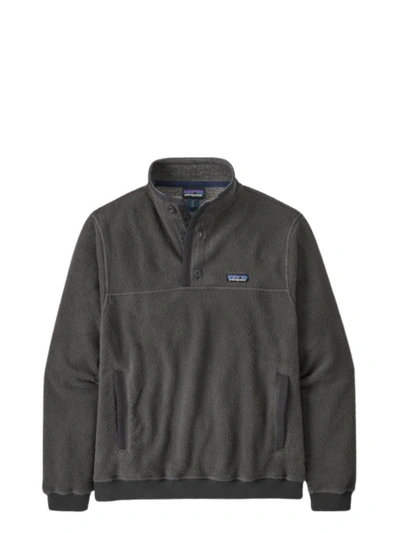 Shop Patagonia Shearling Pullover In Xgrey In Grey