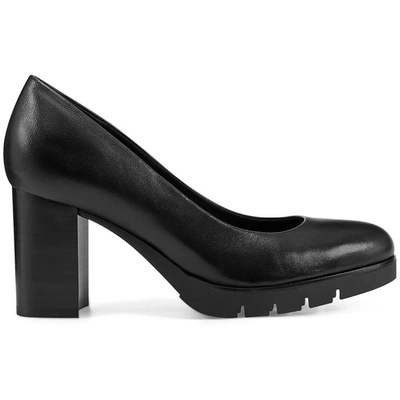 Shop Easy Spirit Mckay Womens Leather Slip-on Loafers In Black