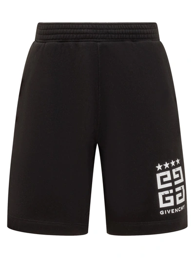 Shop Givenchy Boxy Fit Bermuda Short In Black