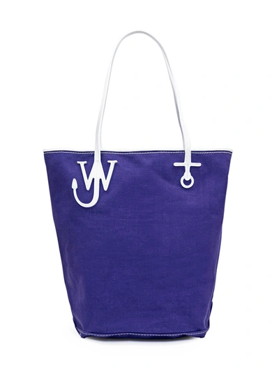 Shop Jw Anderson J.w. Anderson Anchor Tote Bag In Blue/white