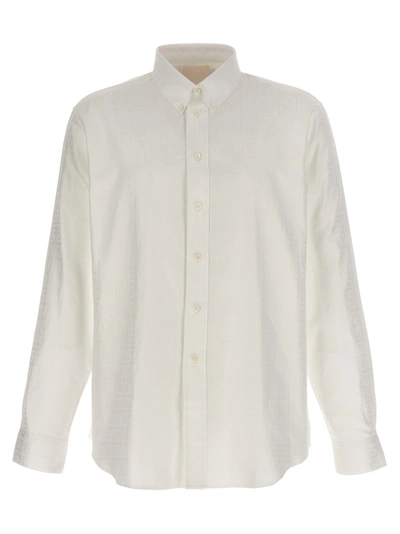 Shop Givenchy 4g Shirt In Beige