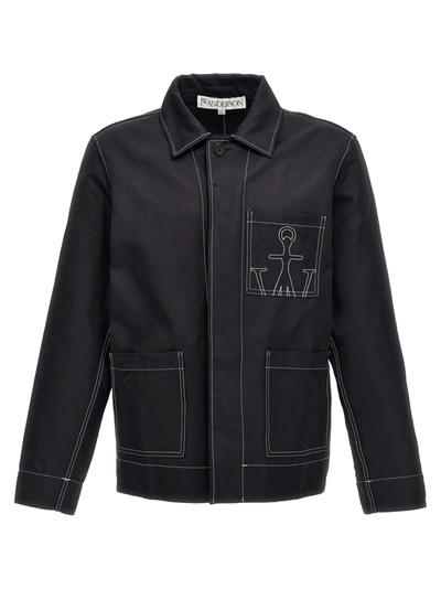 Shop Jw Anderson J.w. Anderson Workwear Jacket In Black