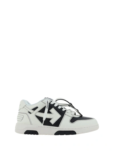 Shop Off-white Out Of Office Sneakers In Black White