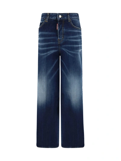 Shop Dsquared2 Traveller Jeans In Blu Denim