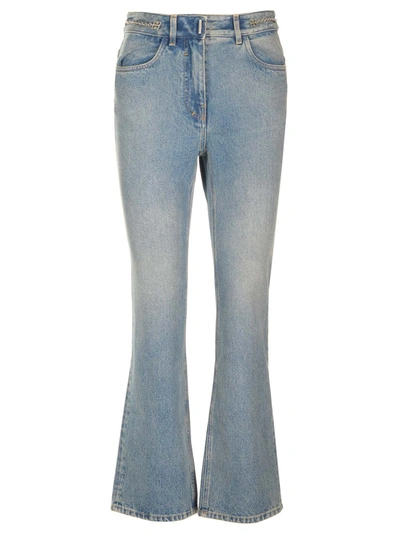 Shop Givenchy Boot Cut Jeans In Blue
