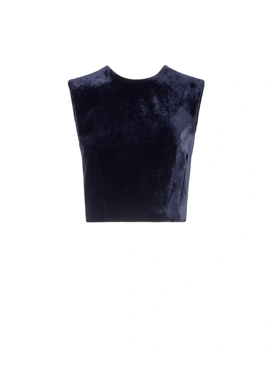 Shop Fendi Top In Blue