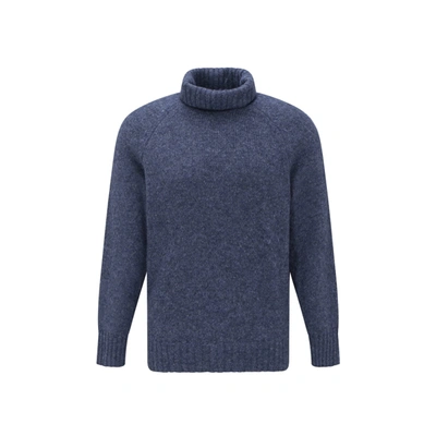 Brunello Cucinelli Sweater In Blue
