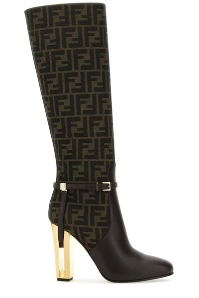 Shop Fendi Delfina High Heeled Boots In Default Title