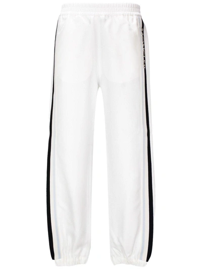 Shop Moncler Side Striped Trousers In Default Title
