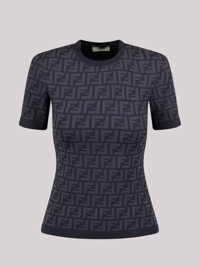 Shop Fendi All-over Ff Pattern T-shirt In Default Title