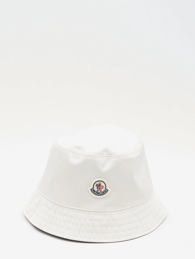 Shop Moncler Logo Patch Reversible Bucket Hat In Default Title