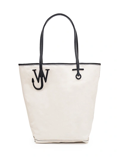 Shop Jw Anderson J.w. Anderson Anchor Tote Bag In Natural/black