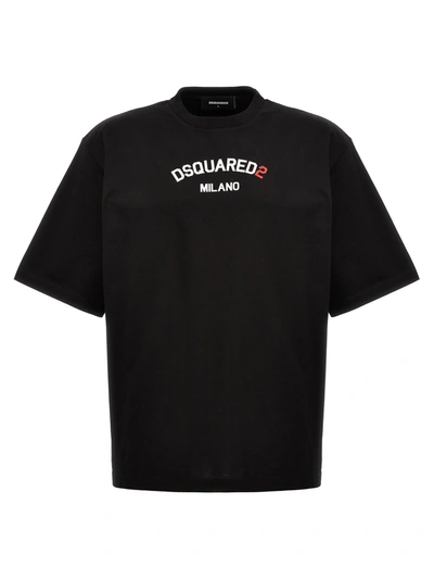 Shop Dsquared2 Logo T-shirt In Nero
