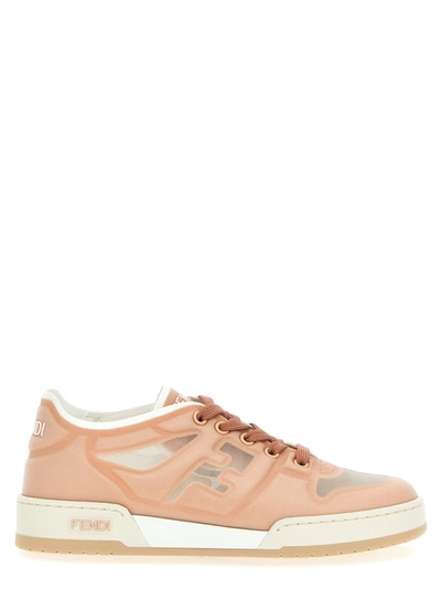 Shop Fendi Match Low-top Sneakers In Pink