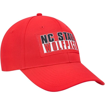 Shop Colosseum Red Nc State Wolfpack Positraction Snapback Hat