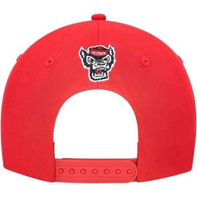 Shop Colosseum Red Nc State Wolfpack Positraction Snapback Hat