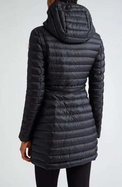 Shop Moncler Barbel Hooded Quilted Down Puffer Parka In Black