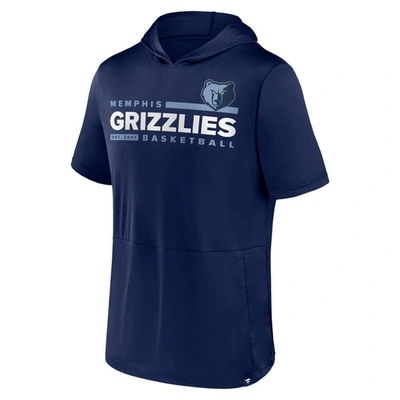 Shop Fanatics Branded Navy Memphis Grizzlies Possession Hoodie T-shirt